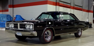 black hemi powered 1966 dodge coronet