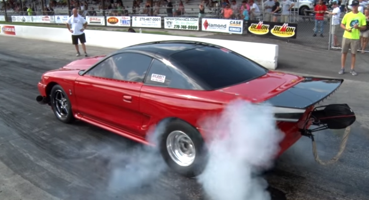 turbo small block ford sn95 mustang drag racing