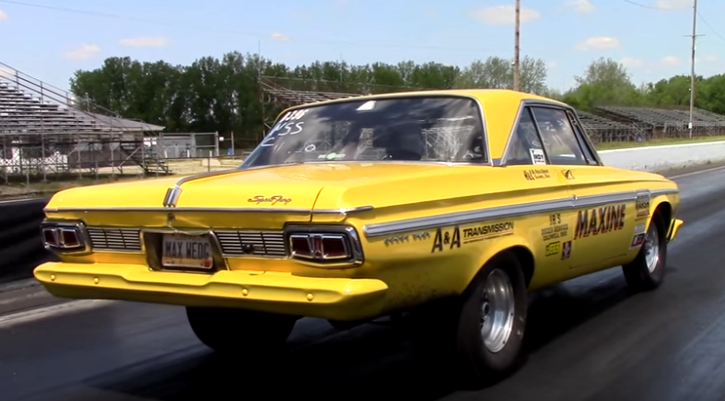 plymouth sport fury maxine drag racing