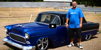 tri five chevy custom job