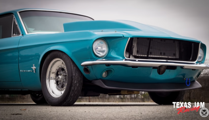 f1x procharged 1967 ford mustang grudge racer