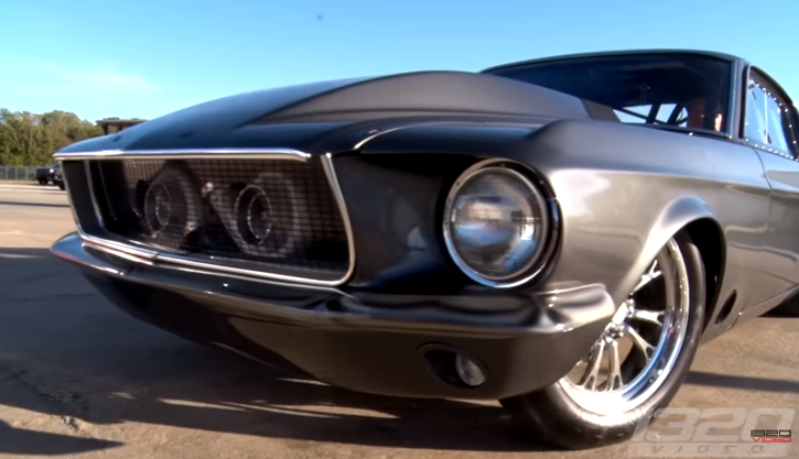 twin turbo 1967 mustang helleanor 