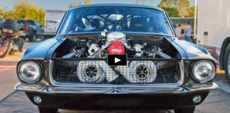 twin turbo helleanor mustang drag racing