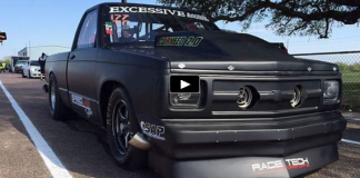twin turbo chevy truck cornfed 2.0 drag racing