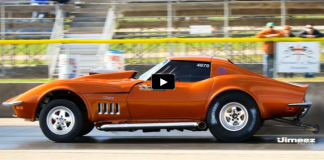 5.9 cummins powered stingray corvette drag racing