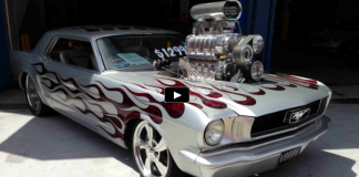 blown 1966 mustang voodu bullet