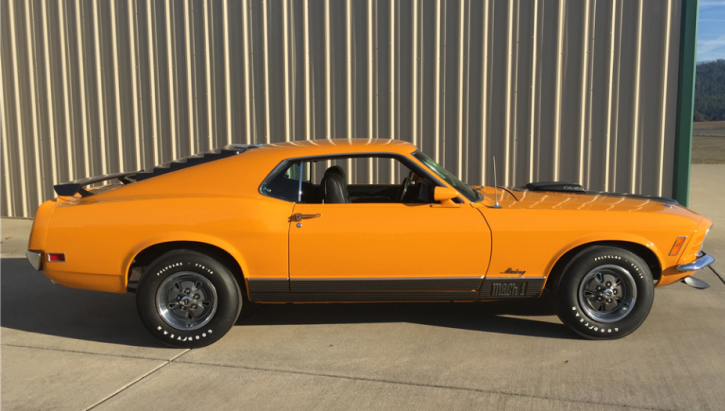 restored 1970 mustang mach 1 428 cobra jet