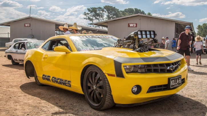 chevrolet camaro killer b burnouts