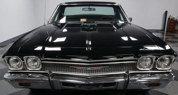 black 1968 chevrolet el camino big block