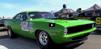 nitrous 1970 plymouth cuda drag racing