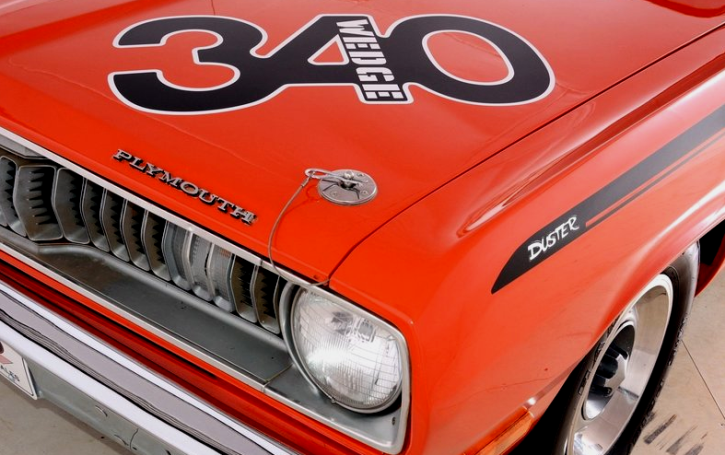 hemi orange 1972 plymouth duster h-code