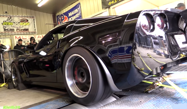 black 1200hp corvette z06 fonse performance dyno wars