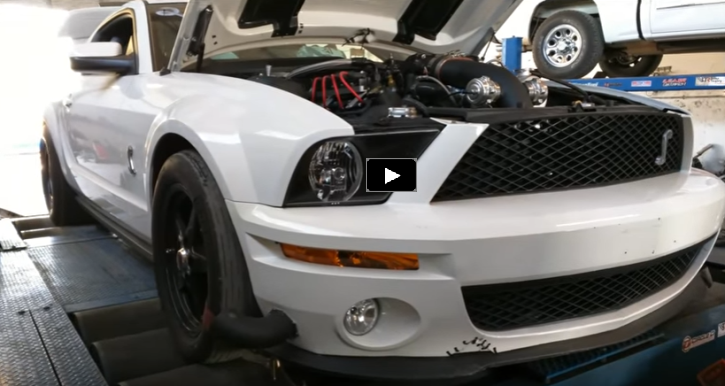shelby mike twin turbo super snake dyno