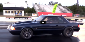 stick shift fox body mustang drag racing