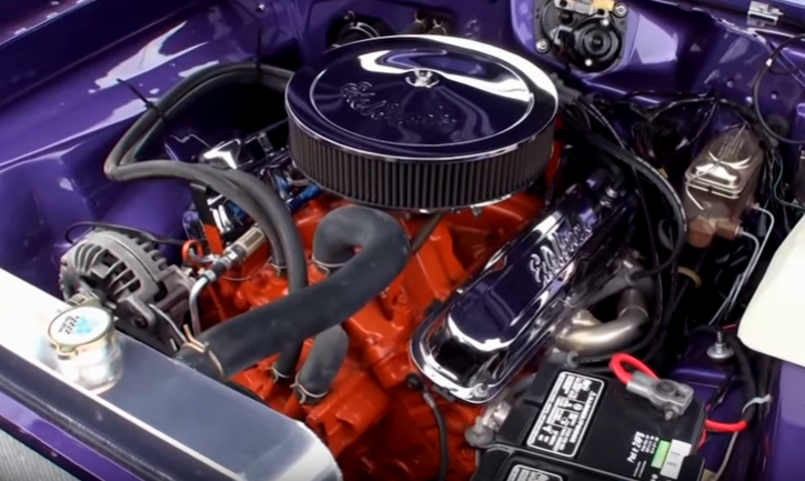 restored 1971 dodge demon in plum crazy purple