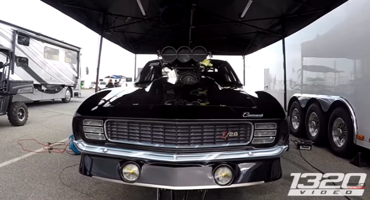 barry mitchell 1969 camaro drag racing lights out 8