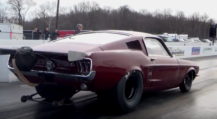 larry rahmer mustang drag racing