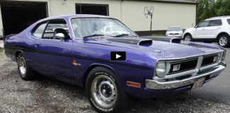 plum crazy purple 1971 dodge demon award winner