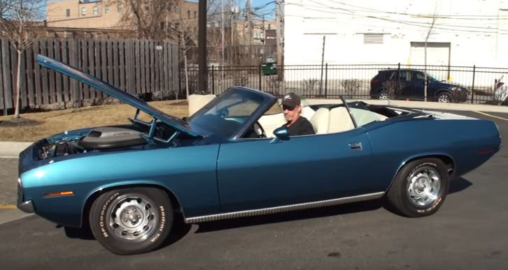 original 1970 plymouth cuda convertible in jamaican blue