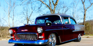 1955 chevy bel air custom job