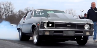 8 second chevy nova drag racing
