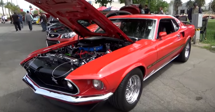 1969 mustang mach 1 351 boss engine 5-speed