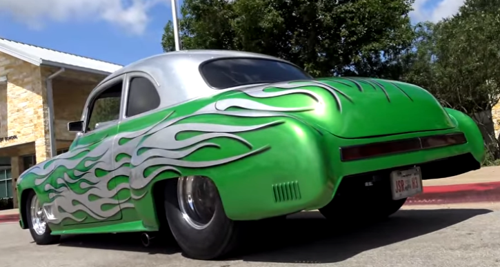 blown 1950 chevy coupe hot rod