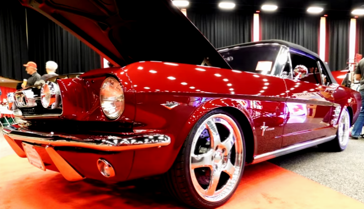 custom 1966 ford mustang convertible