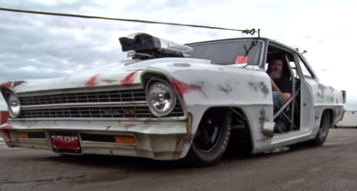 1967 chevy nova no prep drag racing