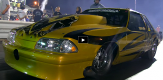 fletcher cox gold dust mustang new record drag racing