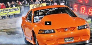 mean dean nitrous mustang wins lights out 8