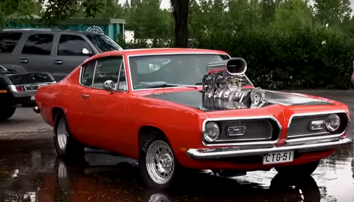 blown 1969 plymouth barracuds