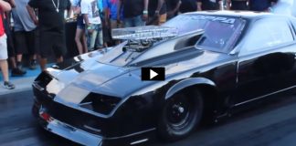 nitrous camaro choppa grude car drag racing