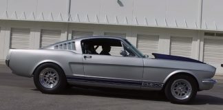 modified 1965 mustang race car