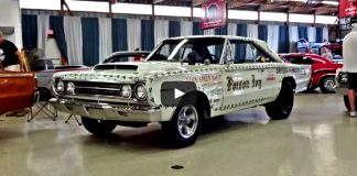 true 1967 plymouth hemi belvedere II super stock race car