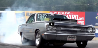1969 dodge dart 440 max wedge drag racing