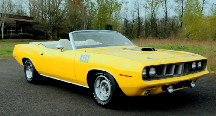 rare 1971 plymouth hemi cuda convertible