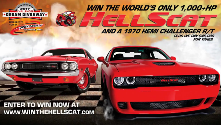 unique dodge challenger hellscat