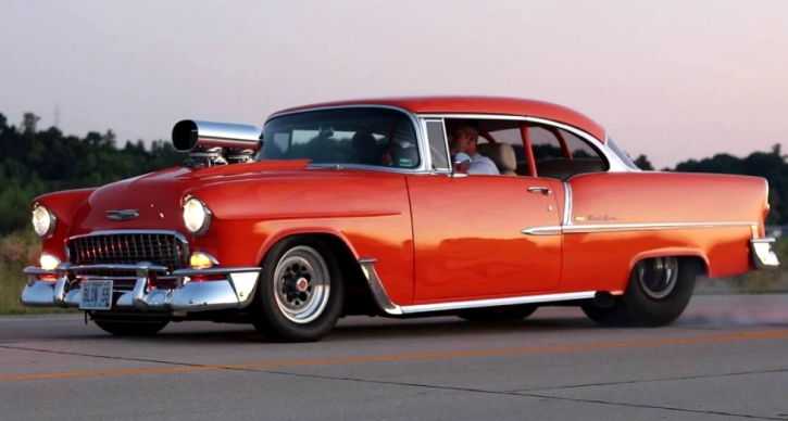 1955 chevy pro street 