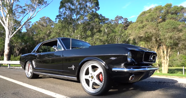 black 1966 ford mustang 347 build