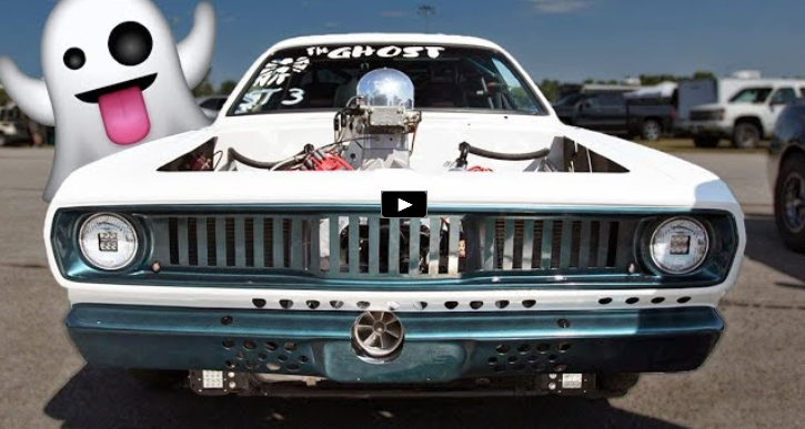 1972 plymouth duster the ghost drag racing