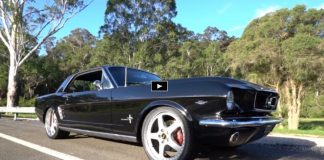 custom 1966 ford mustang 66 risk