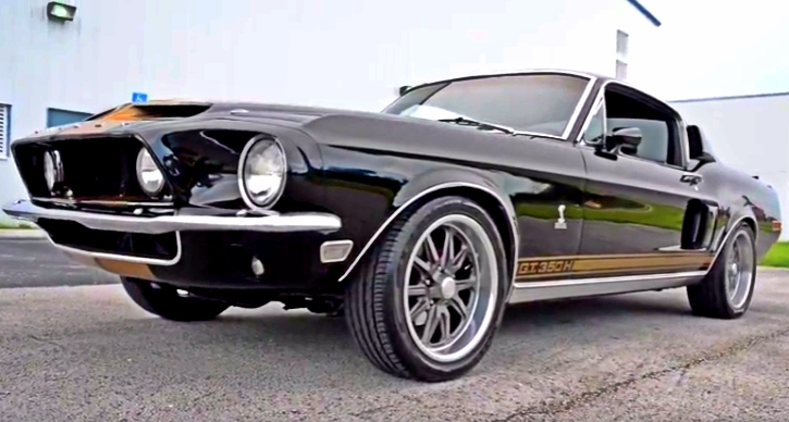 1968 mustang fastback gt350 hertz tribute