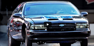 1995 chevy impala ss drag racing