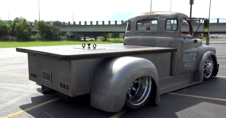 Rustic Nail & Co dodge shop truck