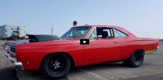 9 second plymouth road runner at the track