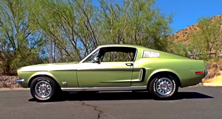 1968 ford mustang gt 390 4 speed