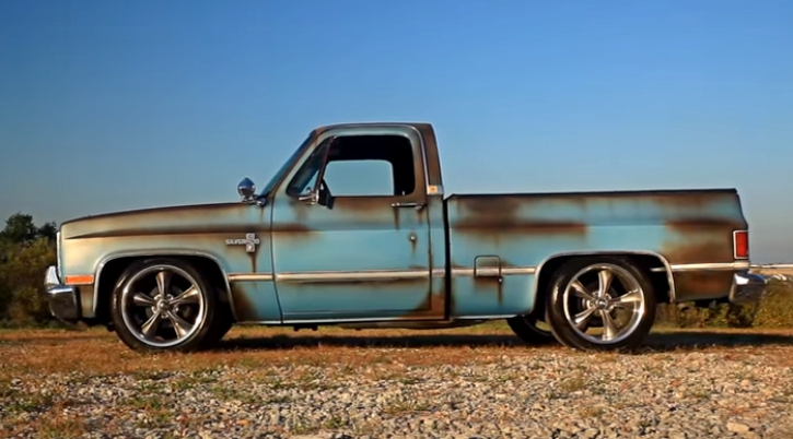 patina 1986 chevy silverado truck