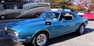 restored 1968 chevy camaro ss 5 speed