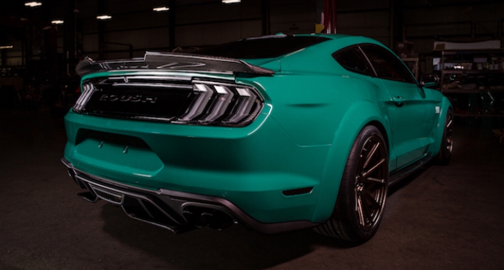 grabber blue mustang roush 729 